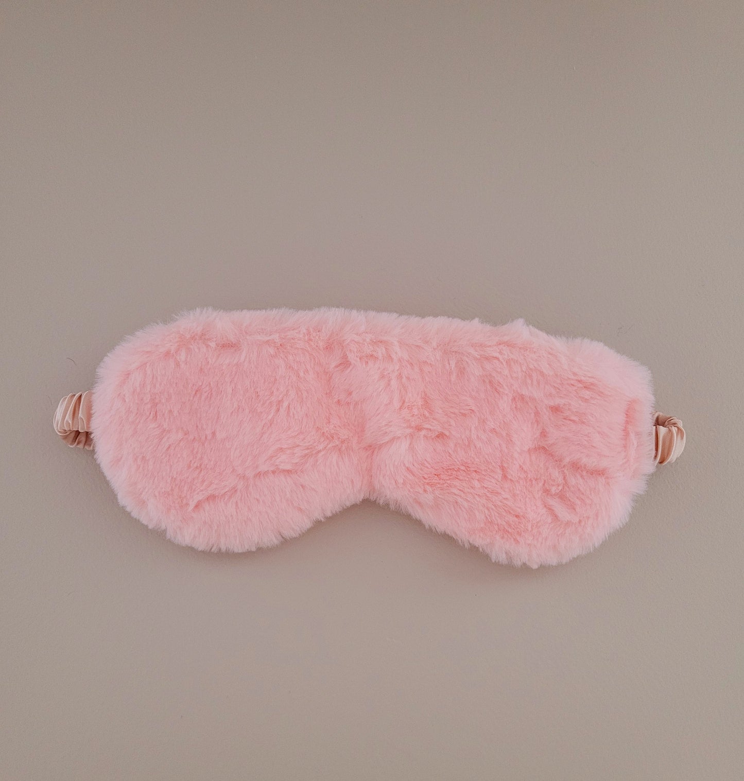 Slaapmaskers fluffy roze