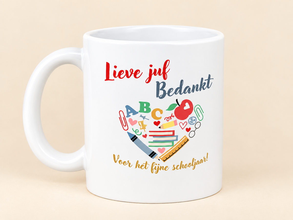 Mok "Bedankt Juf"